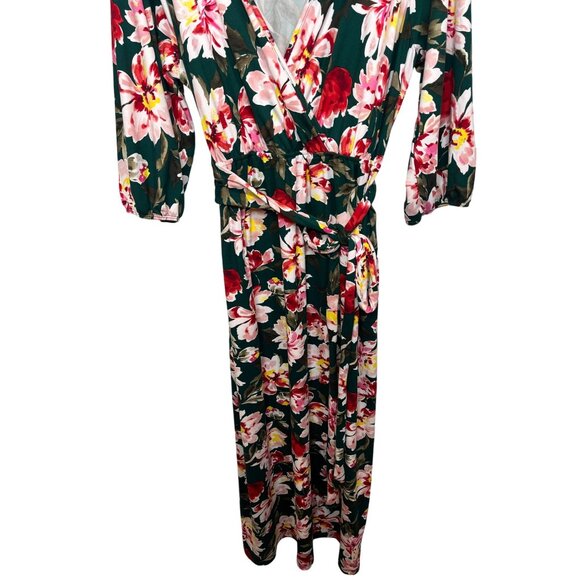 Club Soda 3X Floral Maxi Dress Boho Cottagecore - Picture 4 of 10